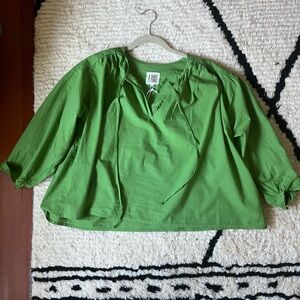 A Shirt Thing Green Cabo Top